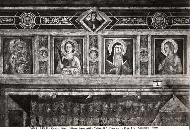Anderson — ASSISI - Quattro Santi - Pietro Lorenzetti - Chiesa di S. Francesco — insieme